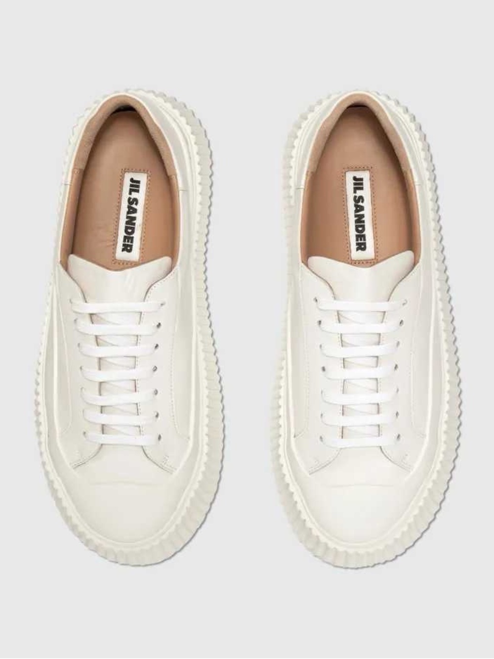 Jil Sander Chunky Sole Leather Sneakers